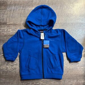NWT Patagonia Kids Royal Blue Zip-Up Hoodie